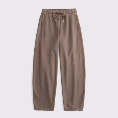 Abercrombie Sunday High Rise Forward Seam Barrel Sweatpant