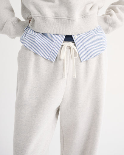 Abercrombie Heritage Heavyweight High Rise Straight Leg Sweatpant