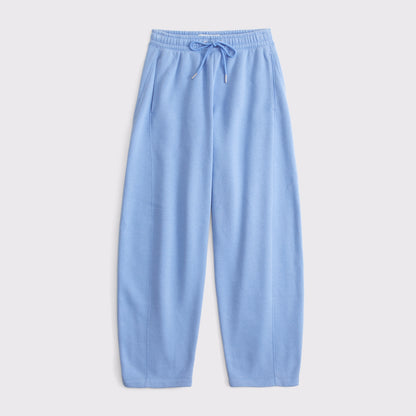 Abercrombie Sunday High Rise Forward Seam Barrel Sweatpant