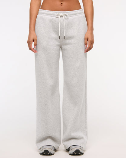 Abercrombie Sunday High Rise Wide Leg Sweatpant