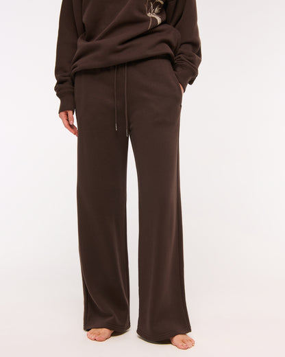 Abercrombie Sunday High Rise Wide Leg Sweatpant