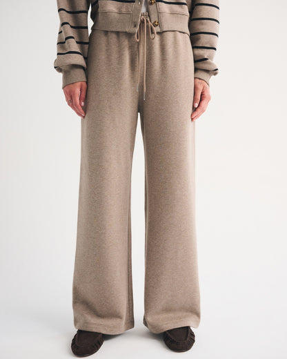 Abercrombie Sunday High Rise Wide Leg Sweatpant