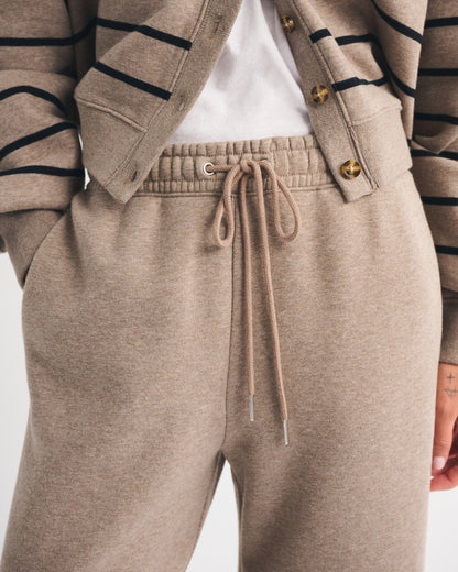 Abercrombie Sunday High Rise Wide Leg Sweatpant