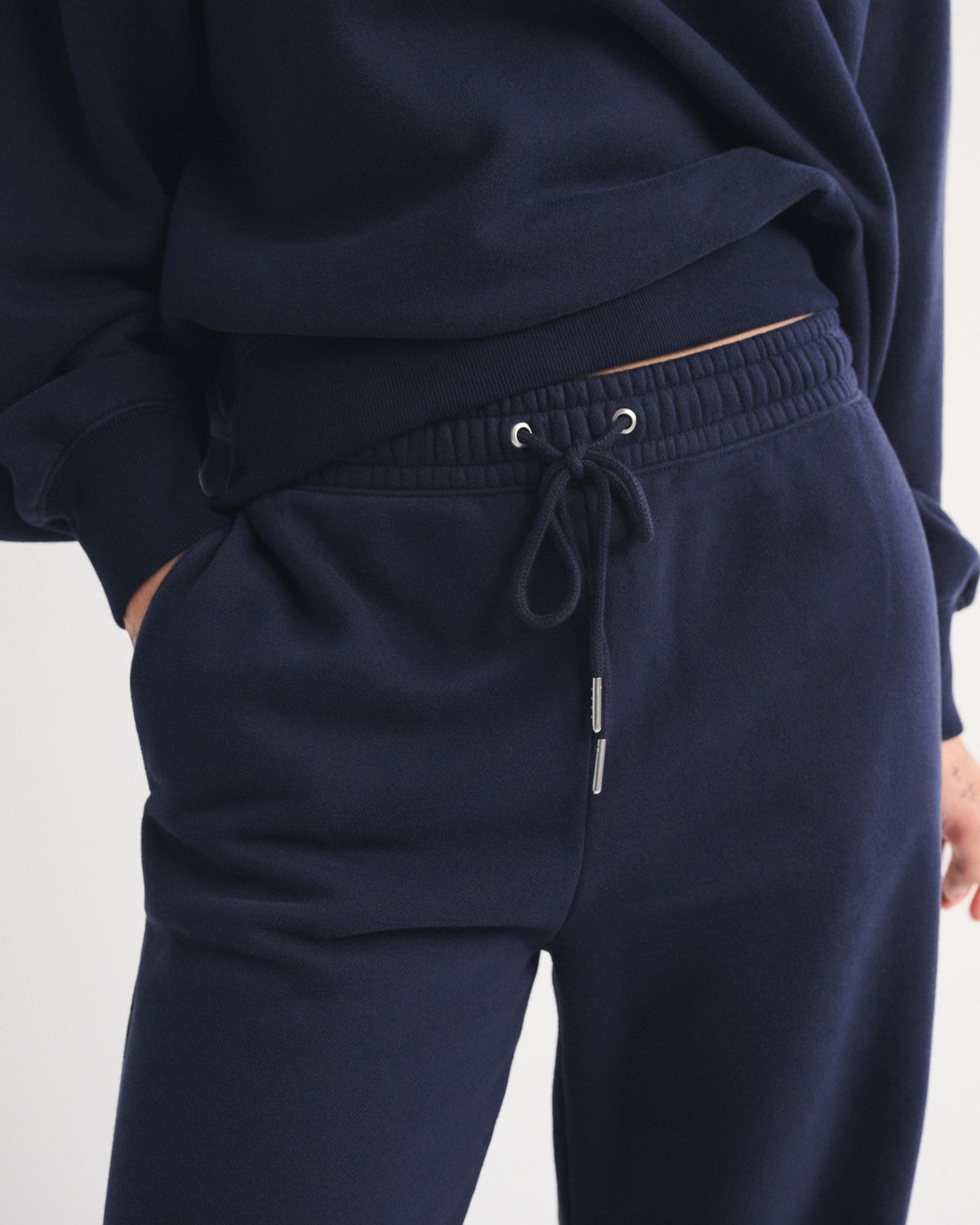Abercrombie Sunday High Rise Wide Leg Sweatpant