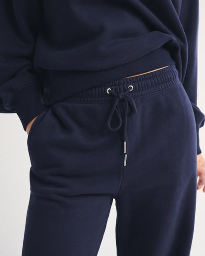 Abercrombie Sunday High Rise Wide Leg Sweatpant