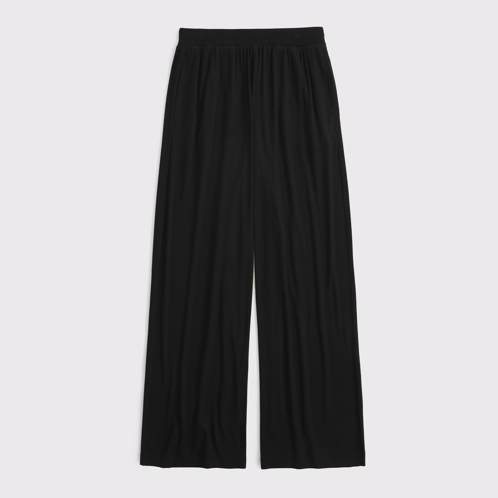 Abercrombie Lounge Ribbed Wide Leg Sweatpant