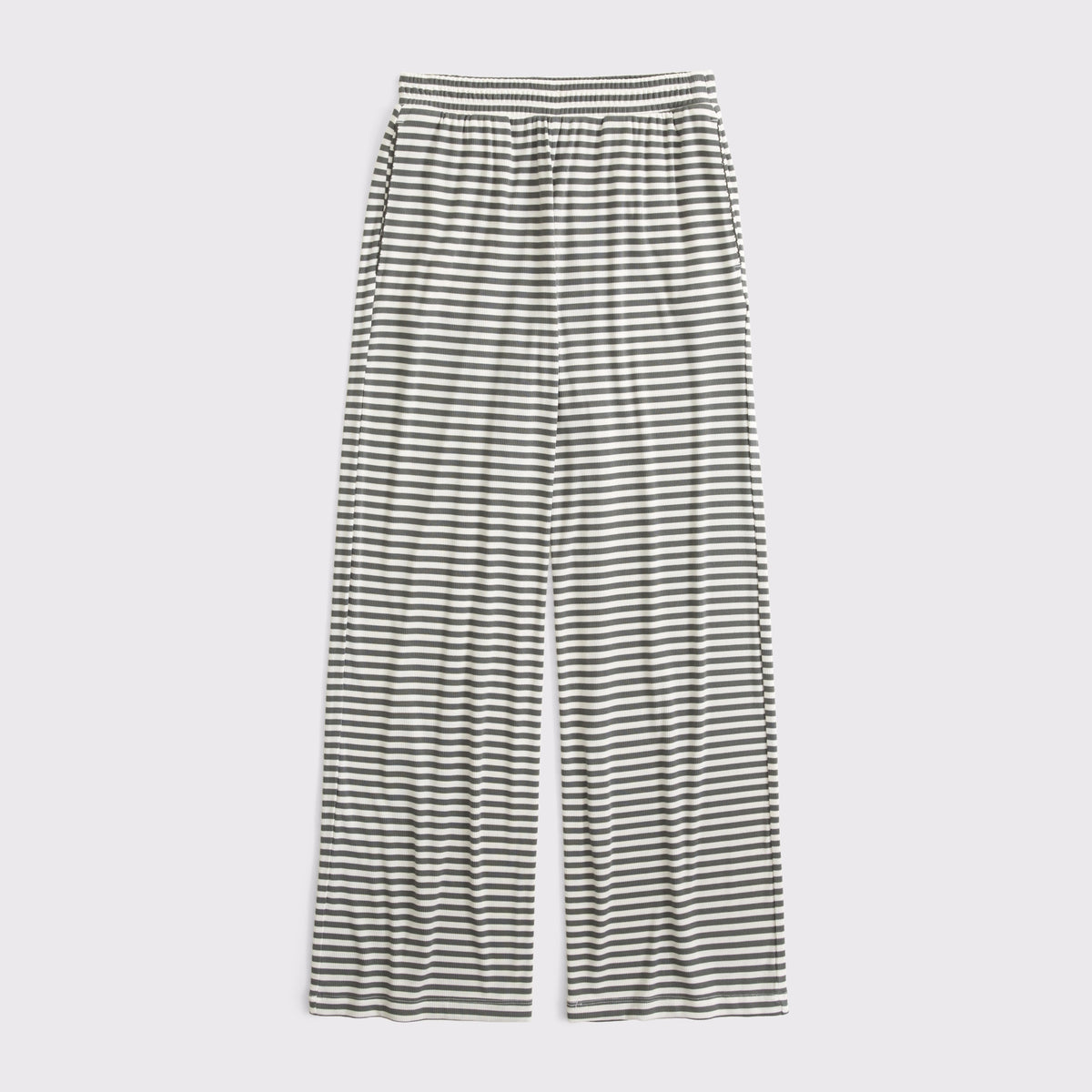 Abercrombie Lounge Ribbed Wide Leg Sweatpant