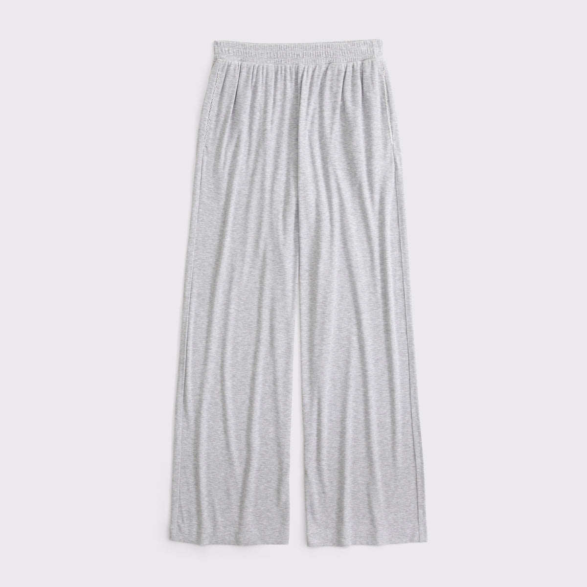 Abercrombie Lounge Ribbed Wide Leg Sweatpant