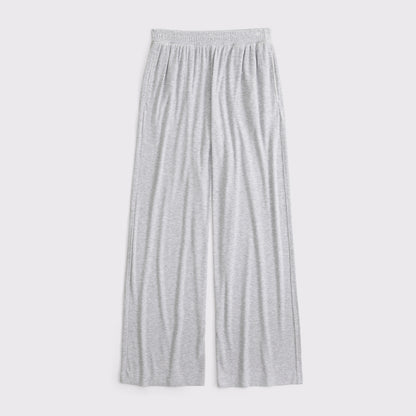 Abercrombie Lounge Ribbed Wide Leg Sweatpant