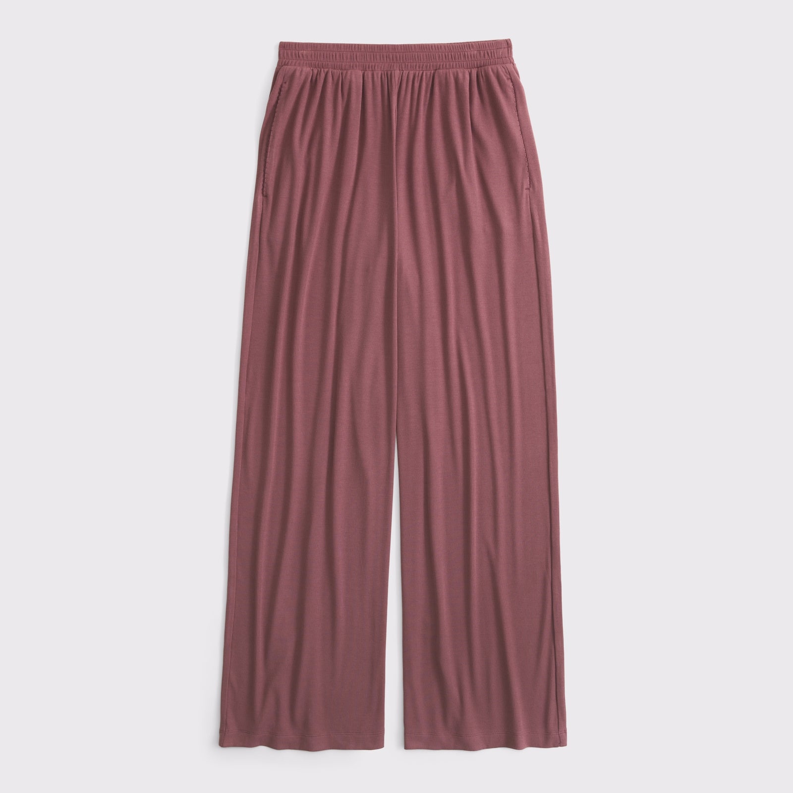 Abercrombie Lounge Ribbed Wide Leg Sweatpant