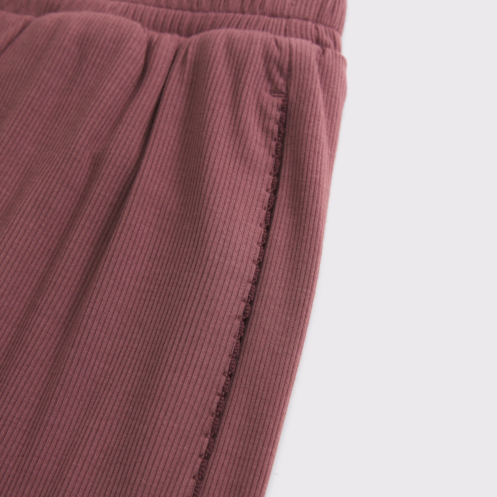 Abercrombie Lounge Ribbed Wide Leg Sweatpant