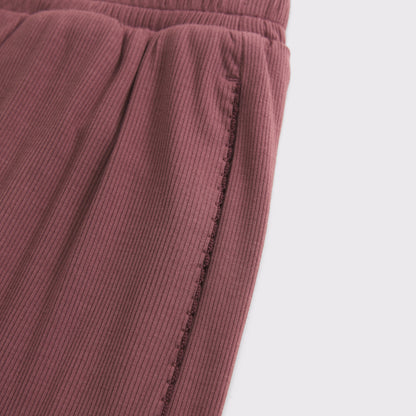 Abercrombie Lounge Ribbed Wide Leg Sweatpant