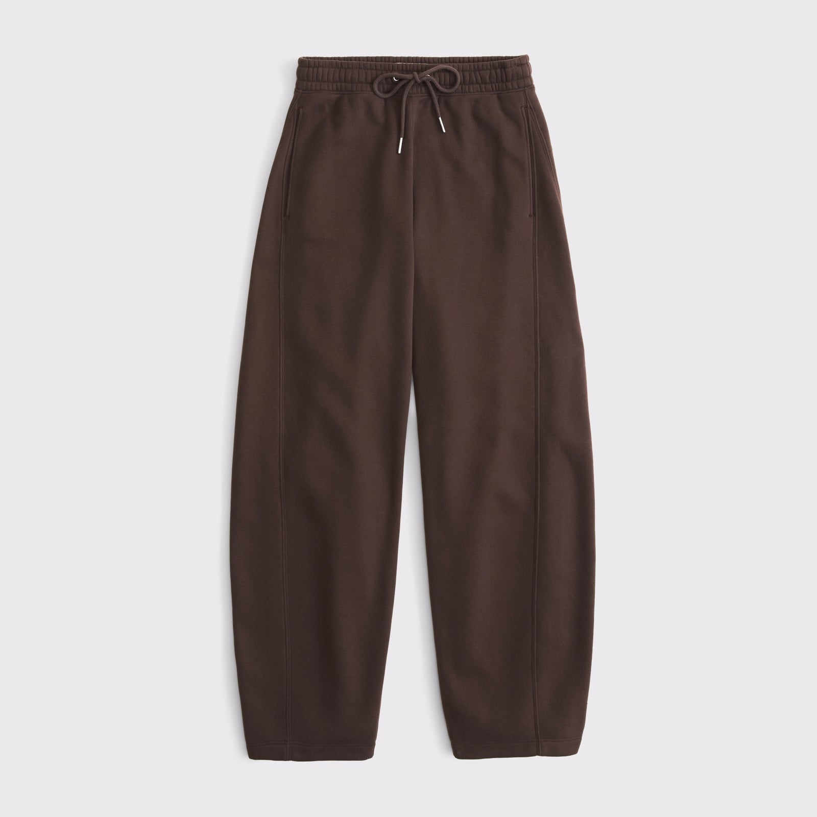 Abercrombie Sunday High Rise Forward Seam Barrel Sweatpant