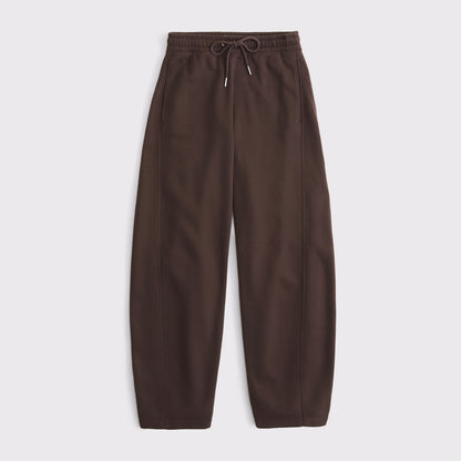 Abercrombie Sunday High Rise Forward Seam Barrel Sweatpant