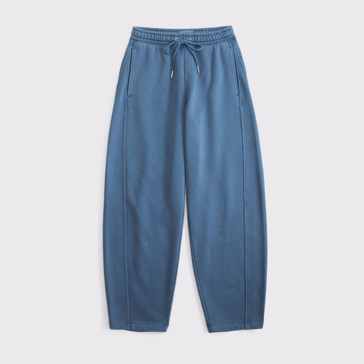 Abercrombie Sunday High Rise Forward Seam Barrel Sweatpant