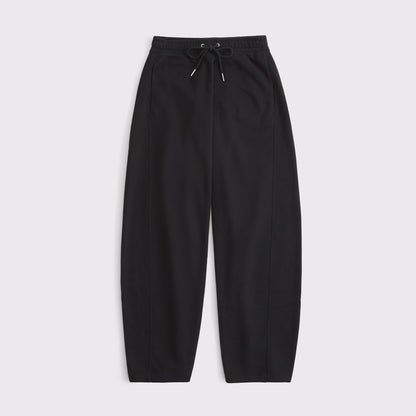 Abercrombie Sunday High Rise Forward Seam Barrel Sweatpant