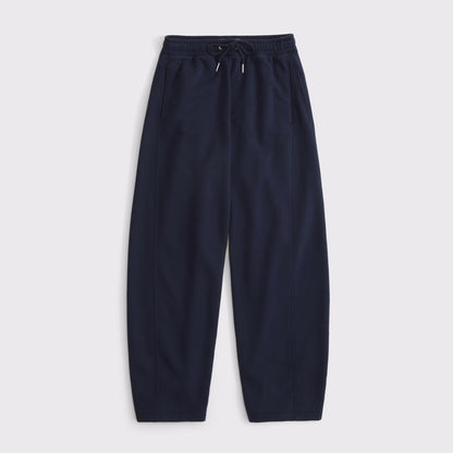 Abercrombie Sunday High Rise Forward Seam Barrel Sweatpant