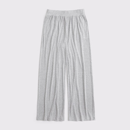 Abercrombie Lounge Ribbed Wide Leg Sweatpant