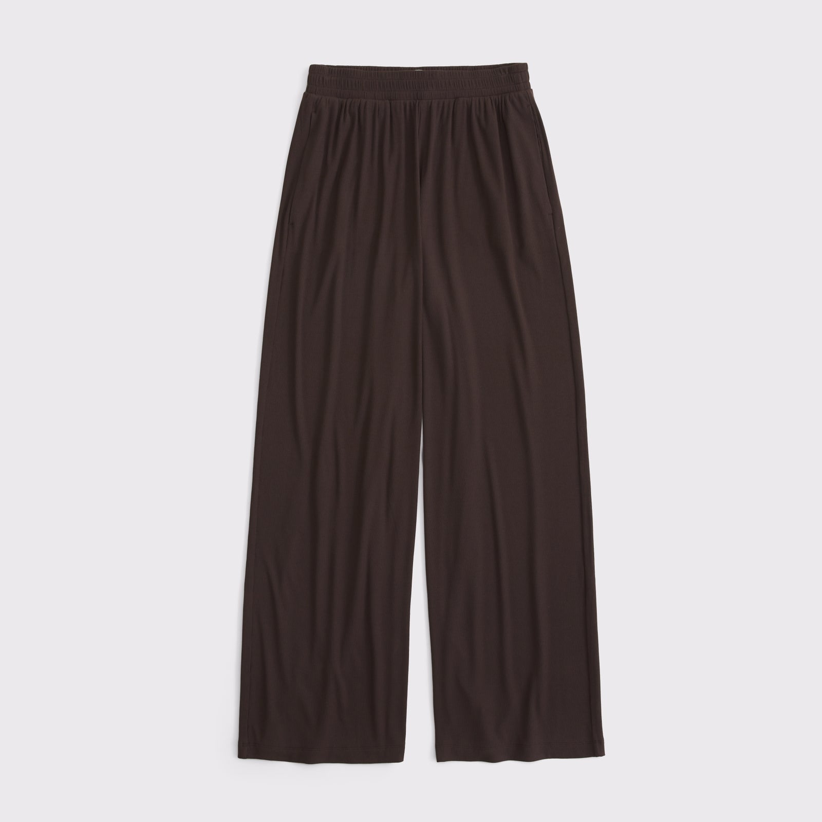 Abercrombie Lounge Ribbed Wide Leg Sweatpant