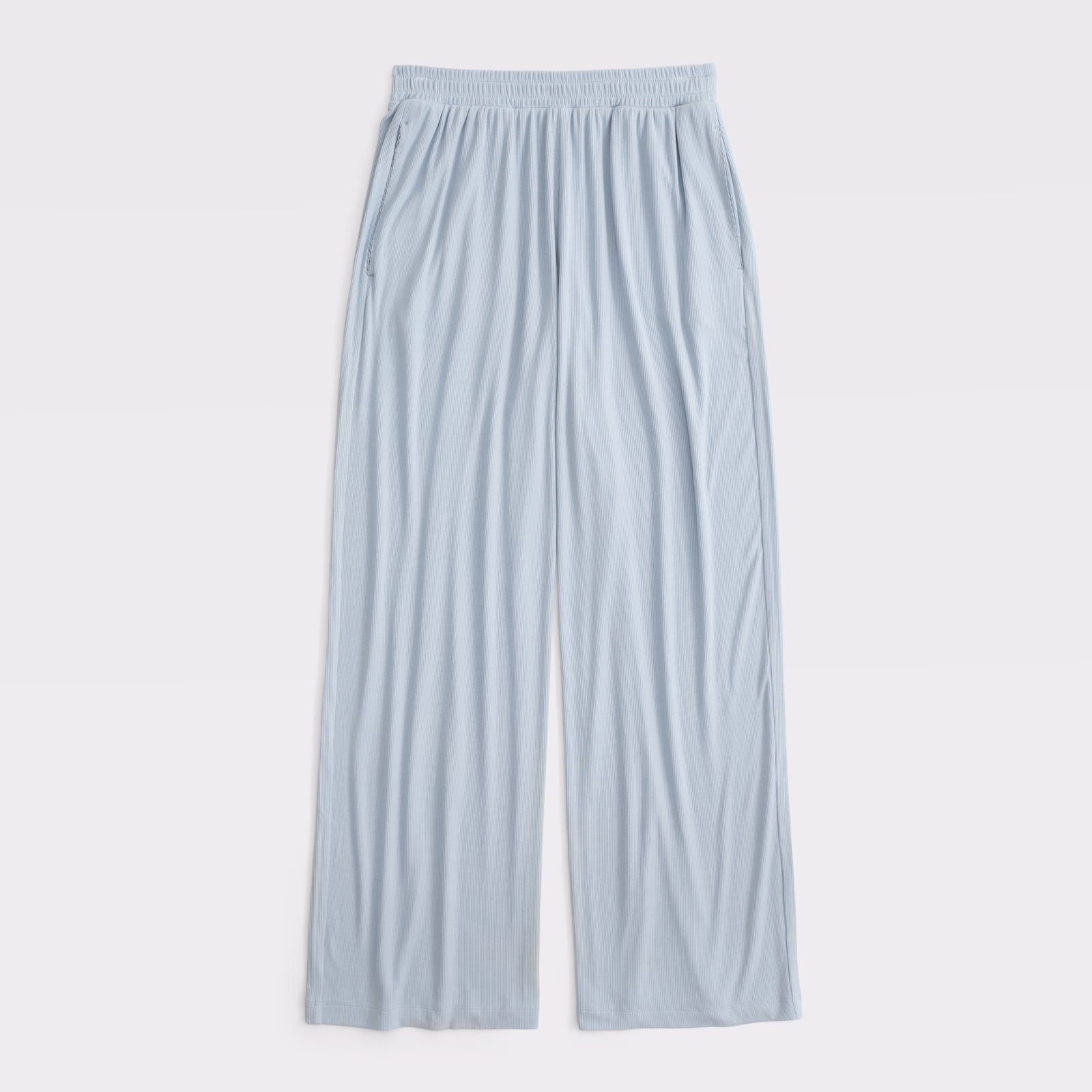 Abercrombie Lounge Ribbed Wide Leg Sweatpant