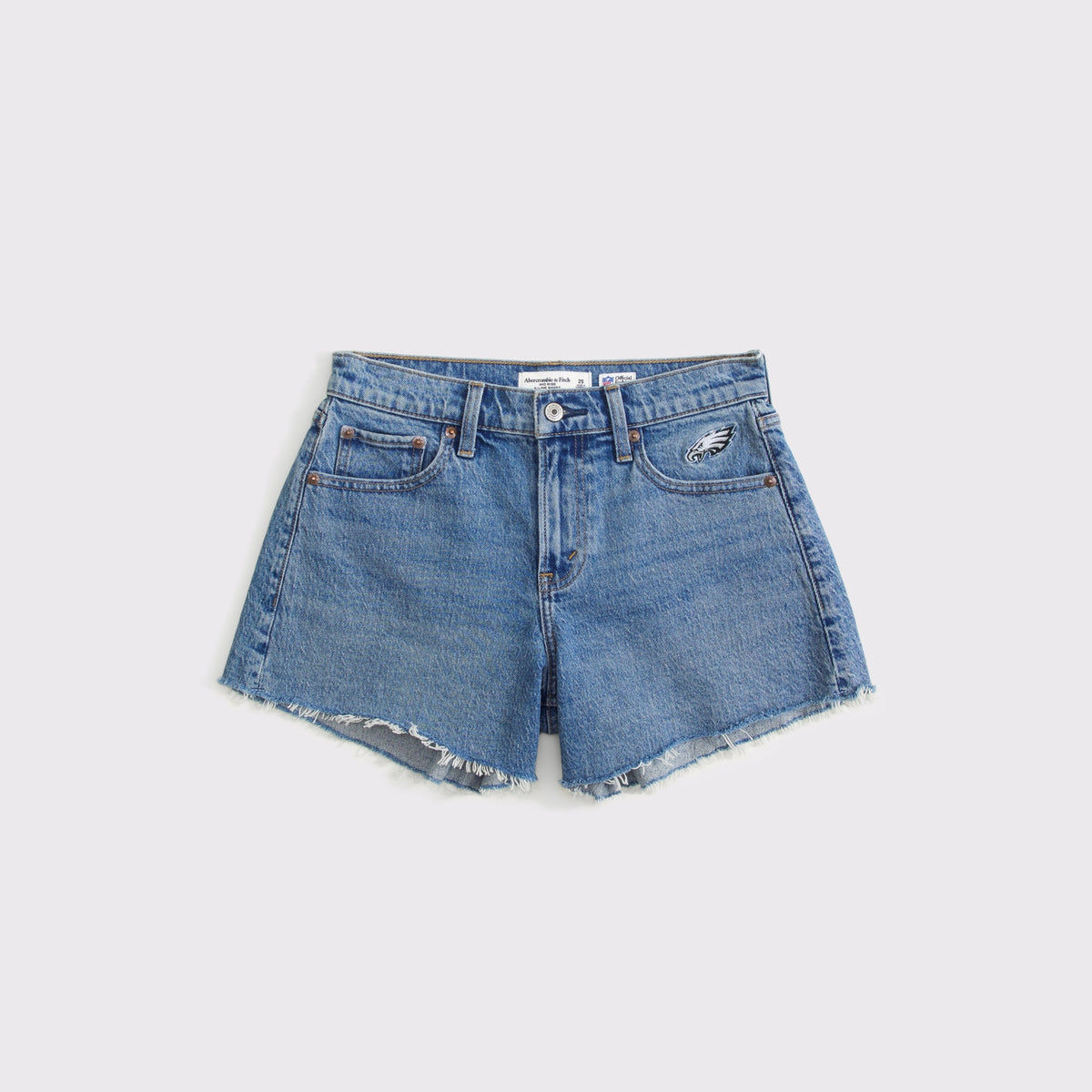 Abercrombie Curve Love Mid Rise A-Line Short