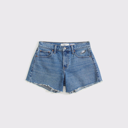 Abercrombie Curve Love Mid Rise A-Line Short