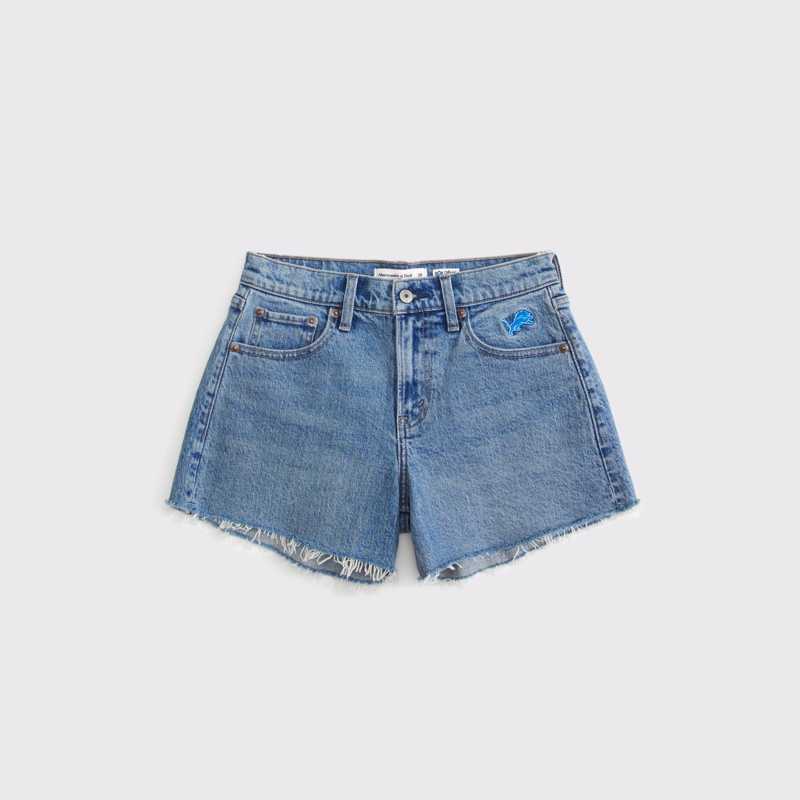 Abercrombie Curve Love Mid Rise A-Line Short