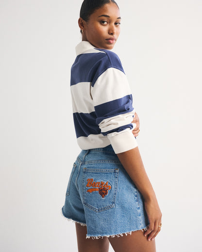 Abercrombie Curve Love Mid Rise A-Line Short