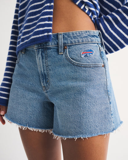 Abercrombie Curve Love Mid Rise A-Line Short
