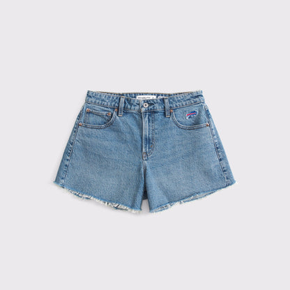 Abercrombie Curve Love Mid Rise A-Line Short