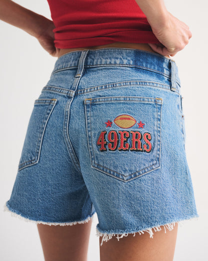 Abercrombie Mid Rise A-Line Short