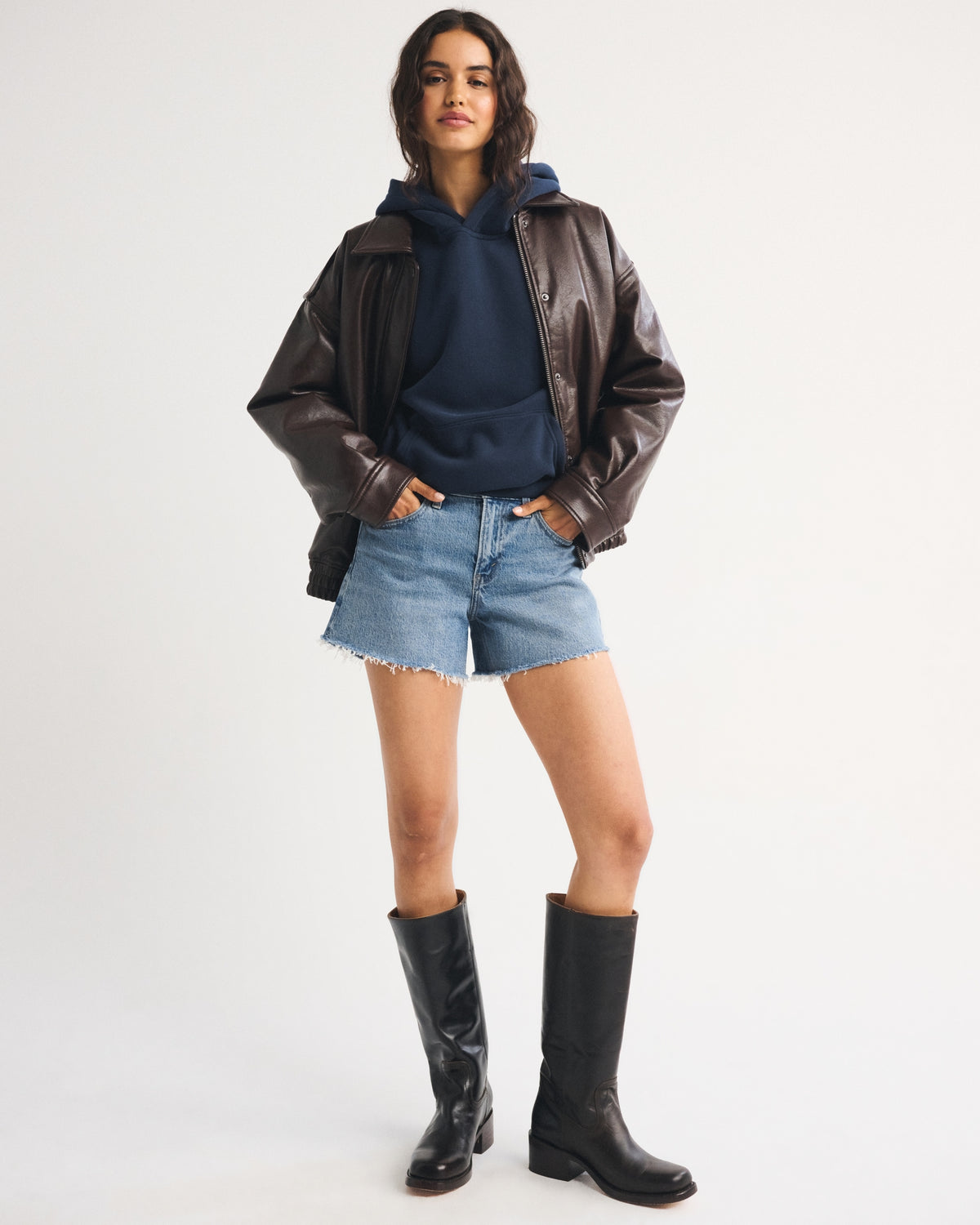 Abercrombie Mid Rise A-Line Short