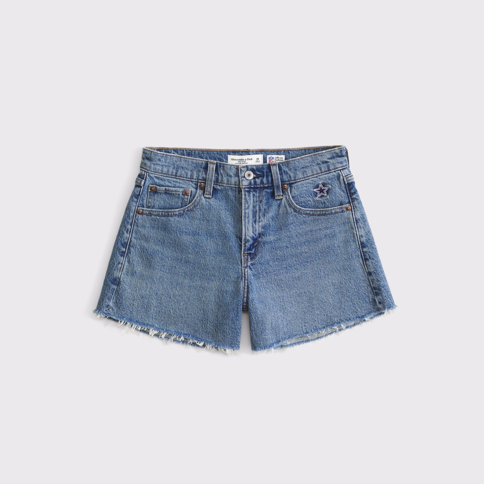 Abercrombie Mid Rise A-Line Short