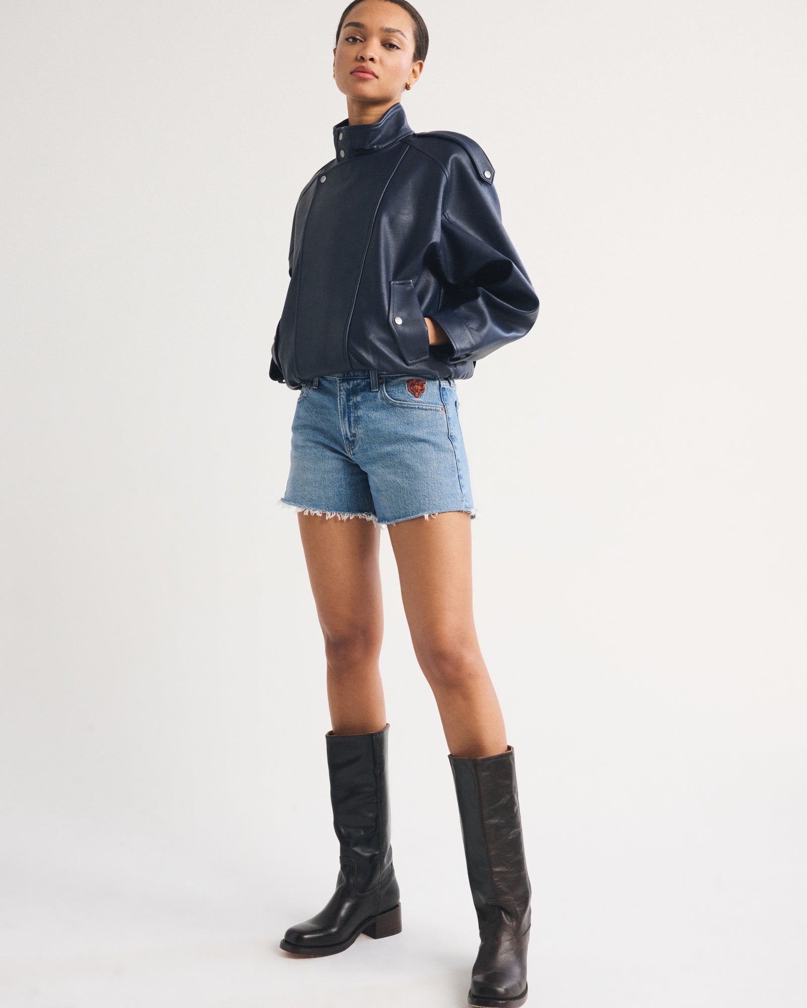 Abercrombie Mid Rise A-Line Short