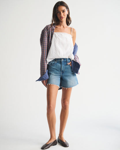 Abercrombie High Rise Dad Short