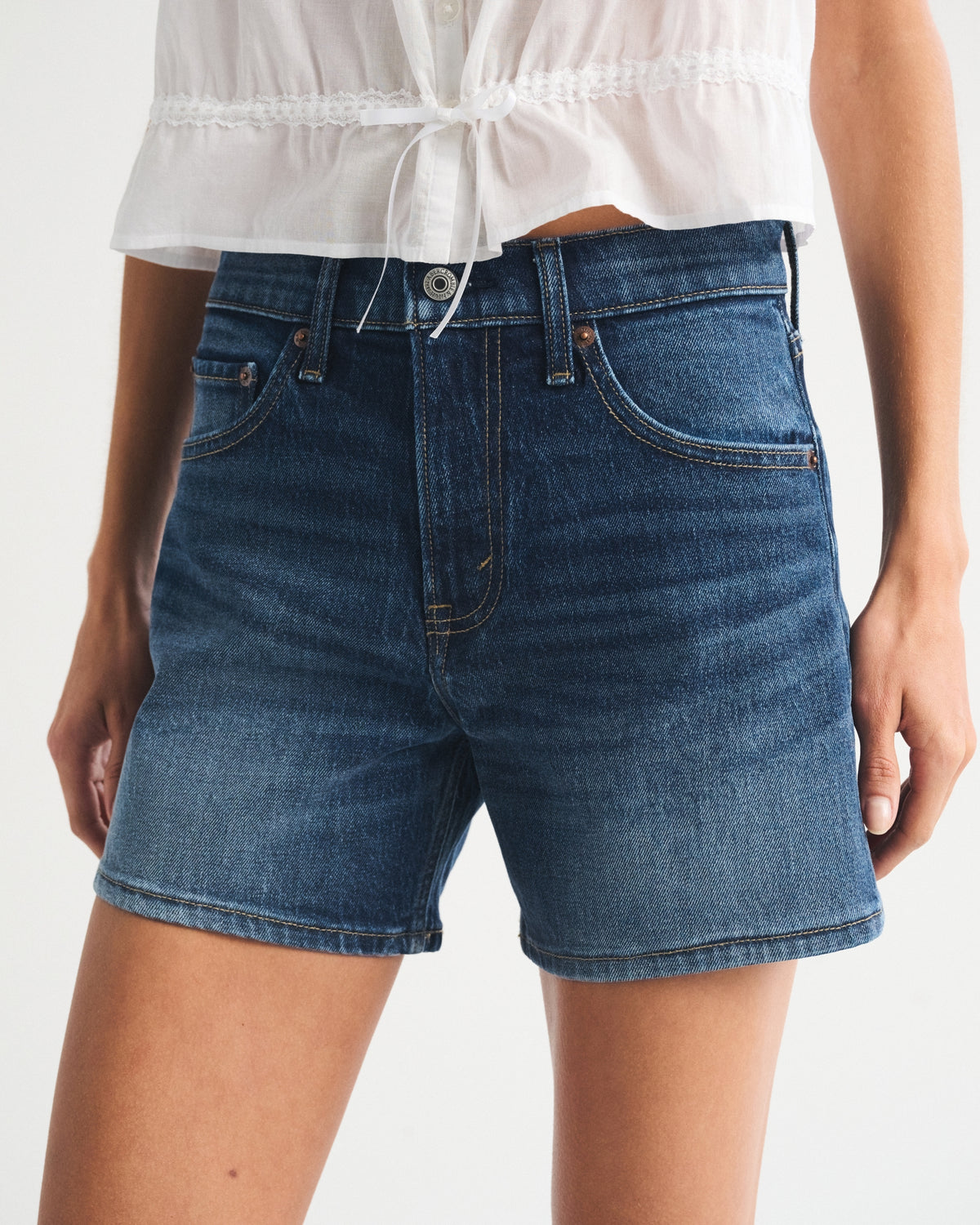 Abercrombie High Rise Dad Short
