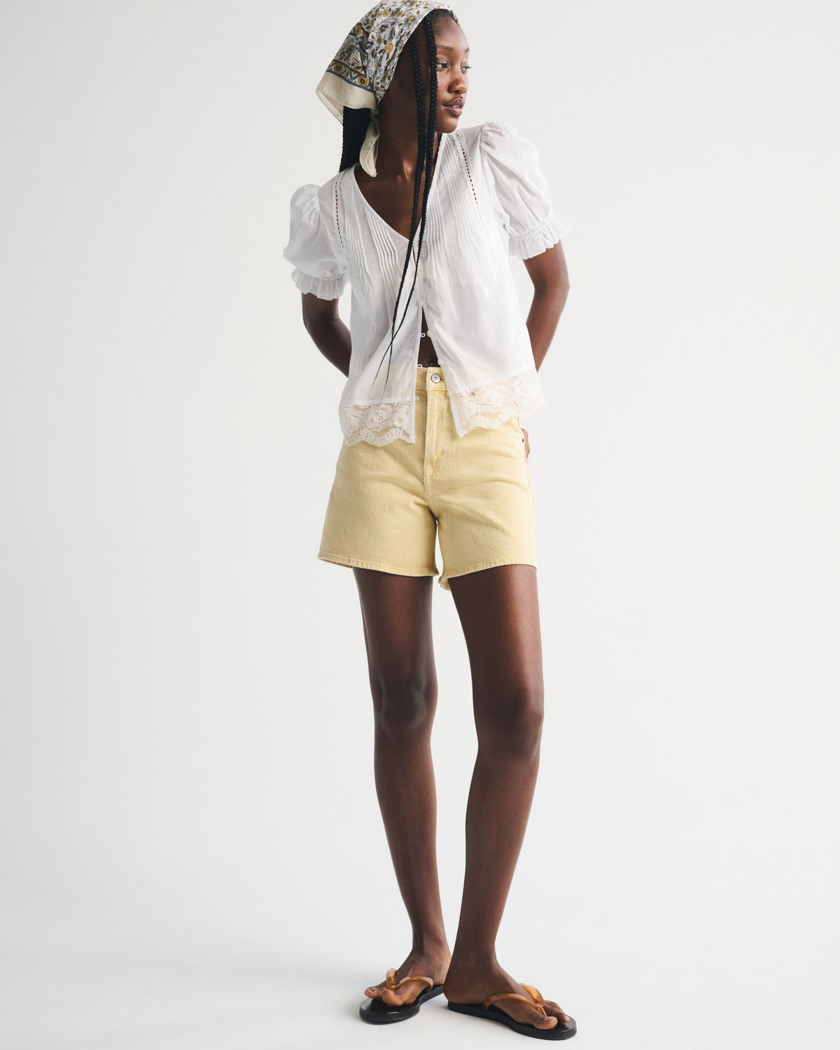 Abercrombie High Rise Dad Short