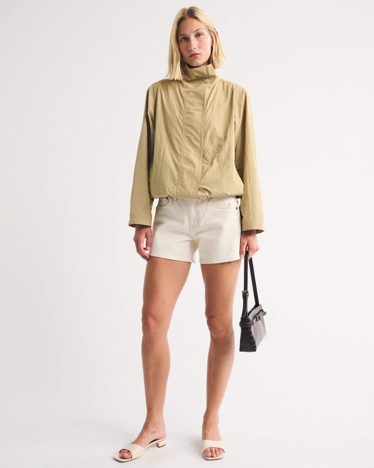 Abercrombie Mid Rise A-Line Short