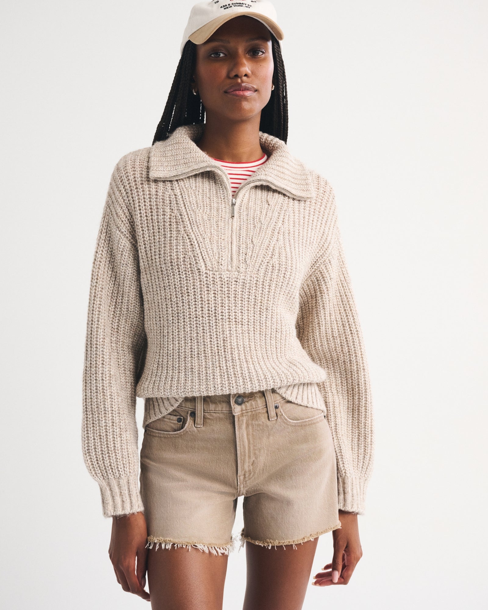 Abercrombie Mid Rise A-Line Short