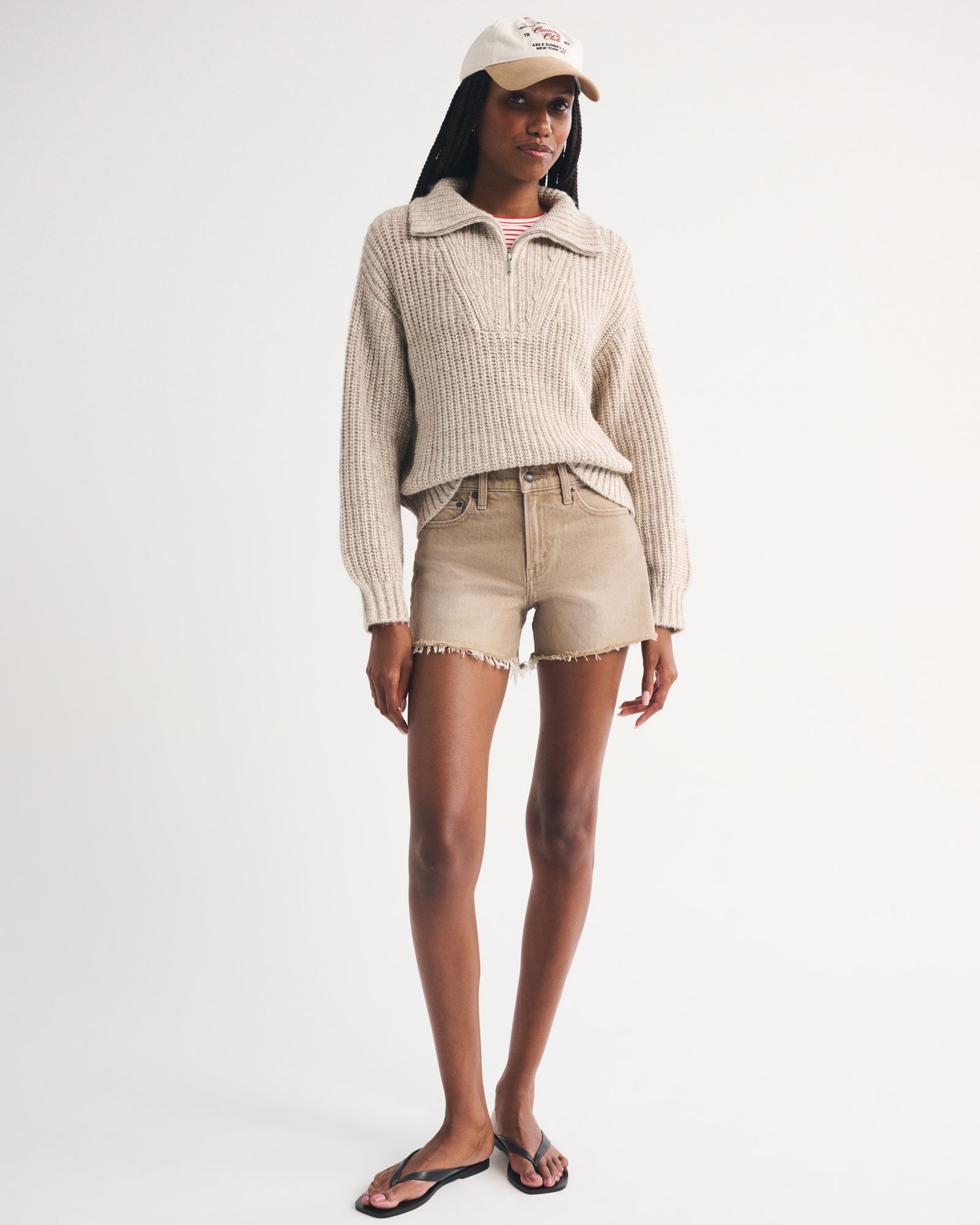 Abercrombie Mid Rise A-Line Short