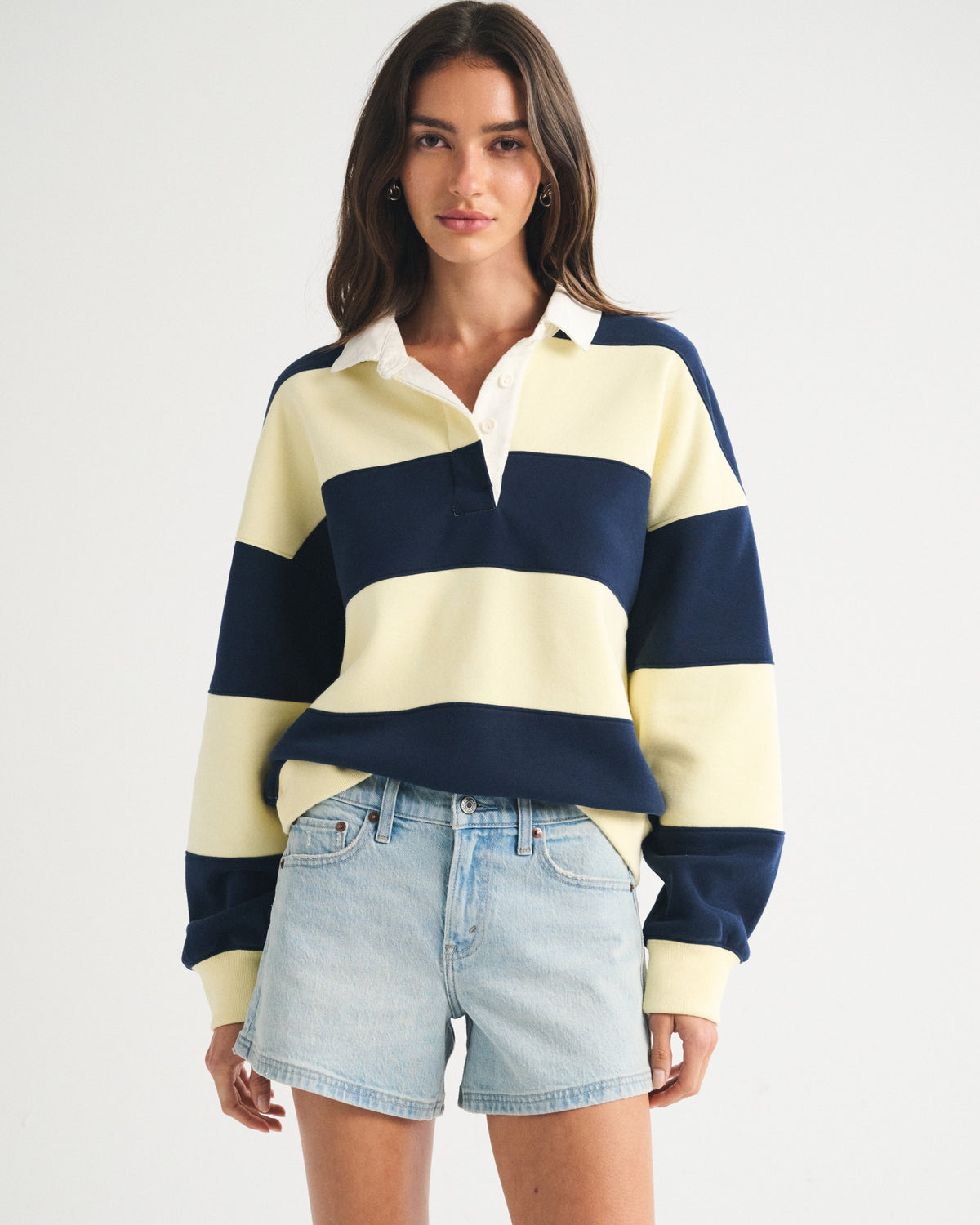 Abercrombie Mid Rise A-Line Short