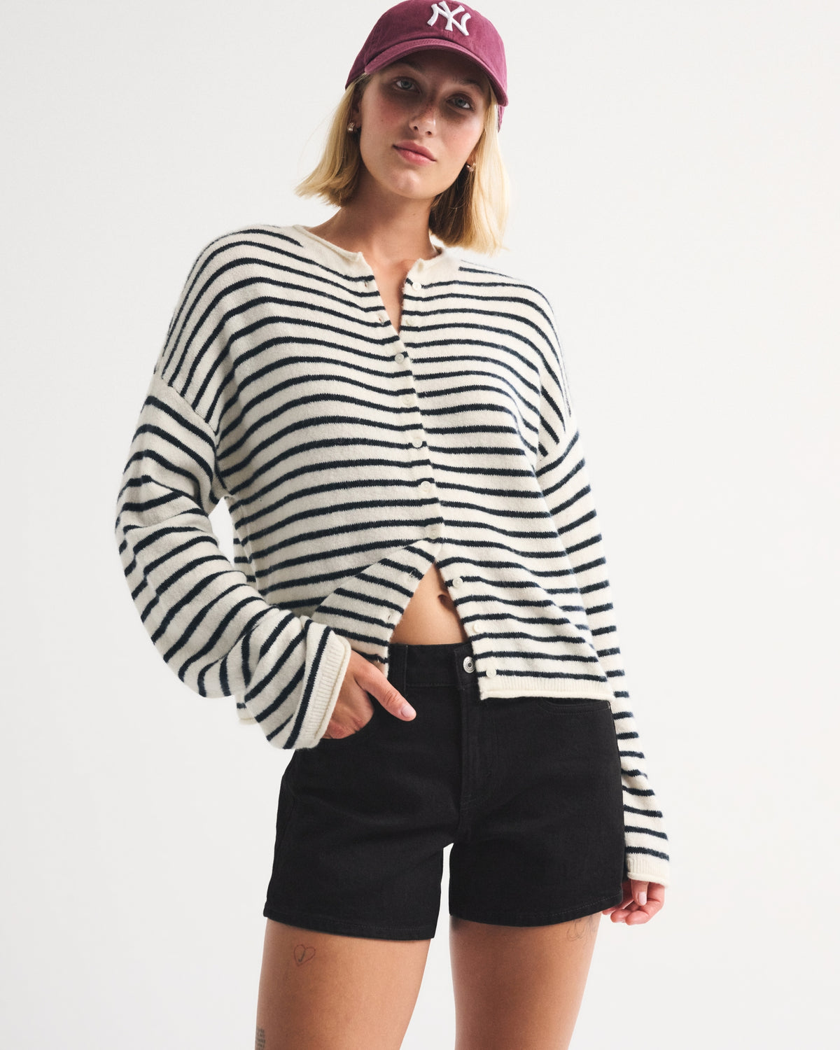 Abercrombie Mid Rise A-Line Short