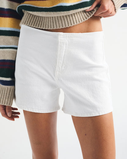 Abercrombie Clean Waist Mid Rise A-Line Short