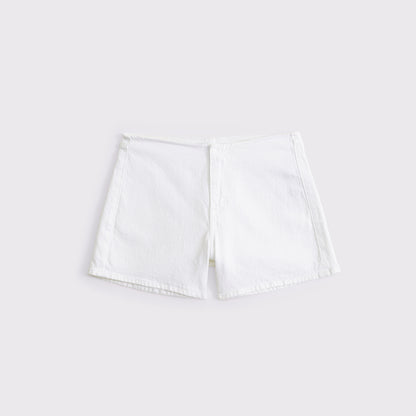 Abercrombie Clean Waist Mid Rise A-Line Short