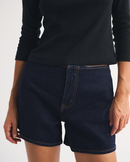 Abercrombie Clean Waist Mid Rise A-Line Short