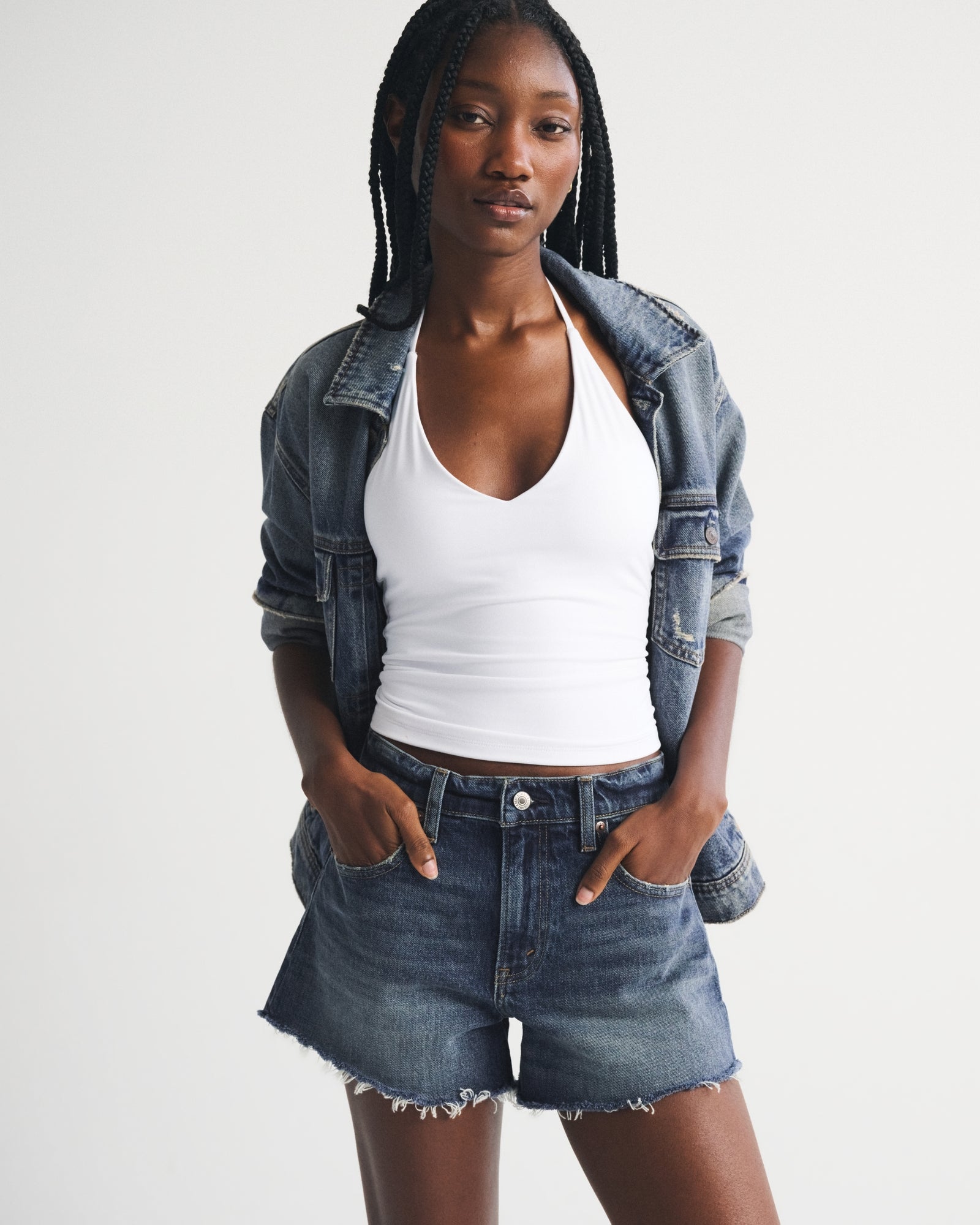 Abercrombie High Rise 90s Relaxed Short