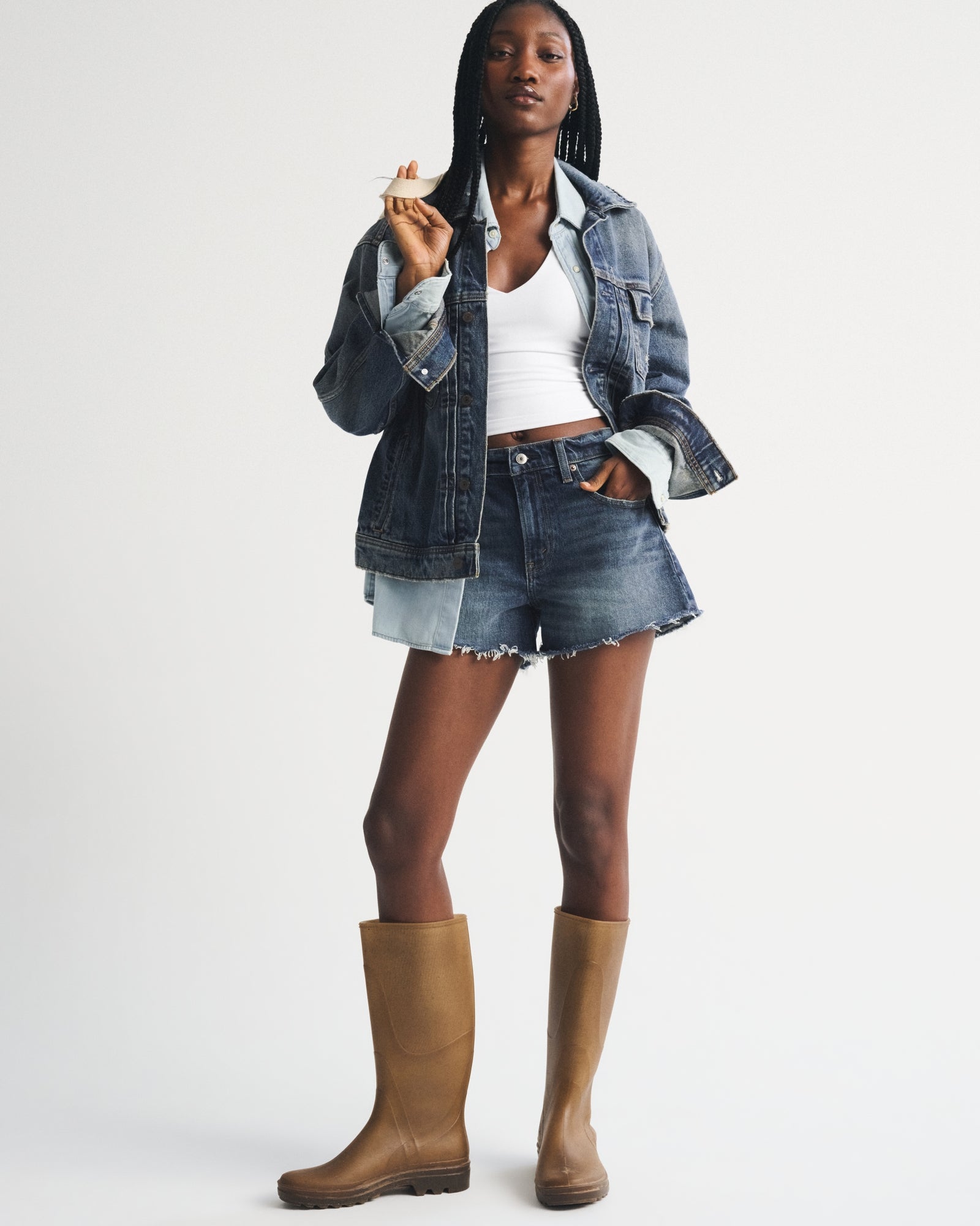 Abercrombie High Rise 90s Relaxed Short
