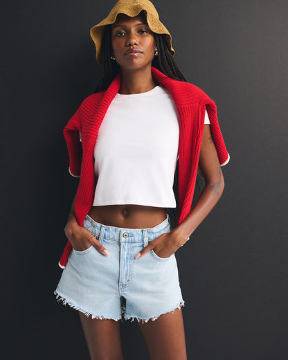 Abercrombie High Rise 90s Relaxed Short