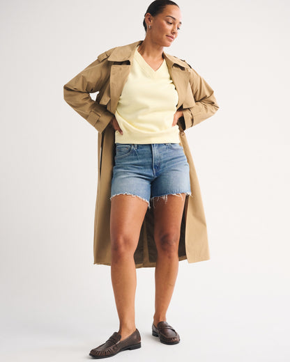 Abercrombie Curve Love High Rise Dad Short