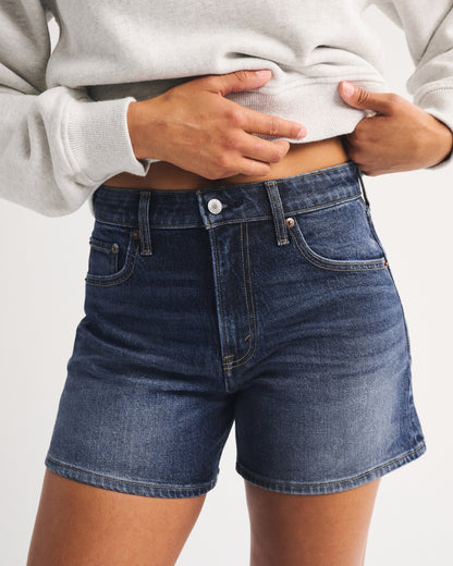 Abercrombie Curve Love High Rise Dad Short